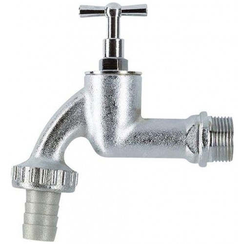 GARDENA Garten-Wasserhahn 1/2" Schlauch-Anschluss 13mm (1/2") Silber 7330-20