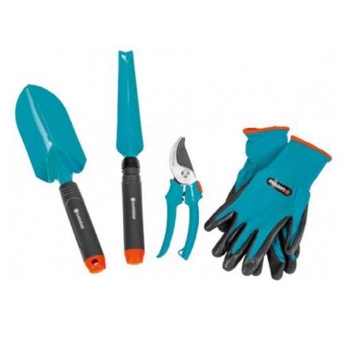 GARDENA Kleingeräte Set, Grundausstattung 4-teilig, 03085-20