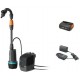 Gardena ComfAuto 2400, 18V P4A Akku-Regenfasspumpe (1x 2,5Ah) 14605-20
