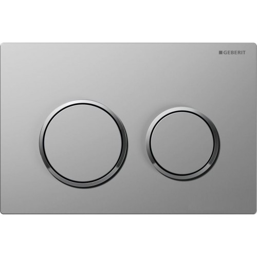 GEBERIT OMEGA 20 Betätigungsplatte, chrom seidenglanz/chrom hochglanz 115.085.KN.1