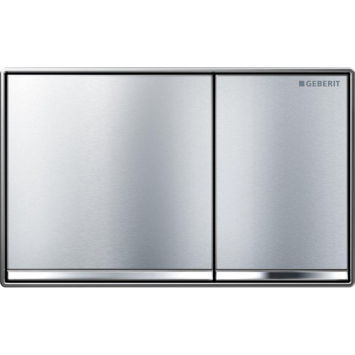 GEBERIT OMEGA 60 Betätigungsplatte, zink/chrom gebürstet 115.081.GH.1