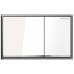 GEBERIT OMEGA 60 Betätigungsplatte, zink/ glass weiß 115.081.SI.1
