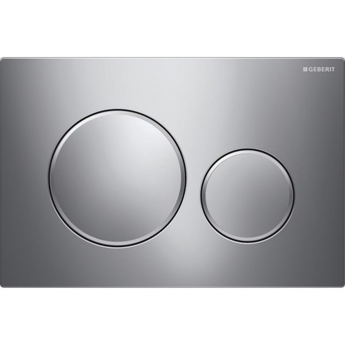 Geberit Sigma20 Betätigungsplatte, mattchrom/hochglanz verchromt 115.882.KH.1