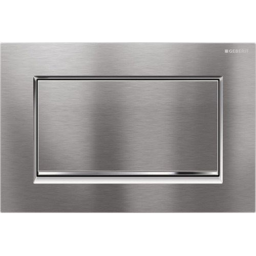 GEBERIT - SIGMA 30 Betätigungsplatte Chrom gebürst./glanzverchr./gebürstet 115.893.KX.1