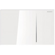 Geberit Sigma70 Betätigungsplatte für 2-Mengen-Spülung glas weiß 115.620.SI.1