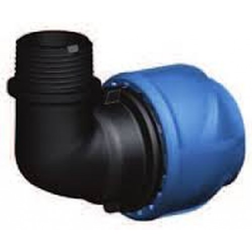 GEORG FISCHER iJOINT Polypropylen-Winkel, 50 × 6/4", 90°, Außengewinde 158-400-059