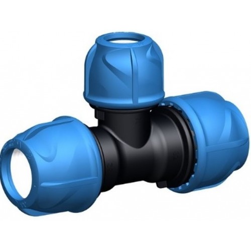 GEORG FISCHER iJOINT Polypropylen-T-Stück, 20 × 25 × 20 mm, 90°, reduziert 158-400-200