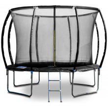 G21 SpaceJump Trampolin, 305 cm, schwarz, mit Sicherheitsnetz 6904268