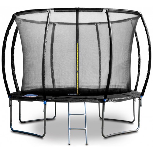 G21 SpaceJump Trampolin, 305 cm, schwarz, mit Sicherheitsnetz 6904268