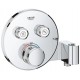 GROHE Grohtherm SmartControl Thermostat m. Brausehalter Rund 29120000