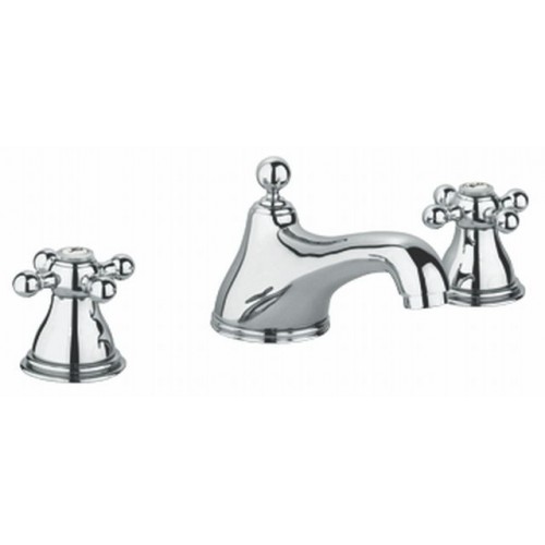 GROHE Sinfonia 3-Loch-Waschtischbatterie Kreuzgriff 20014000