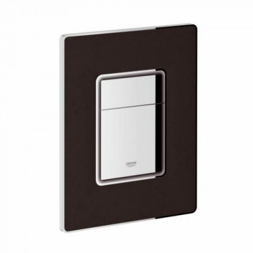 GROHE Skate Cosmopolitan Abdeckplatte Schwarz Leder
