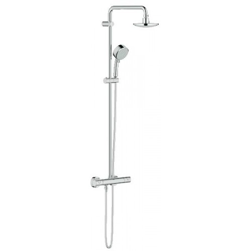 GROHE NewTempesta Cosmopolitan Duschsystem 27922000 chrom, mit Aufputz Thermostatbatterie