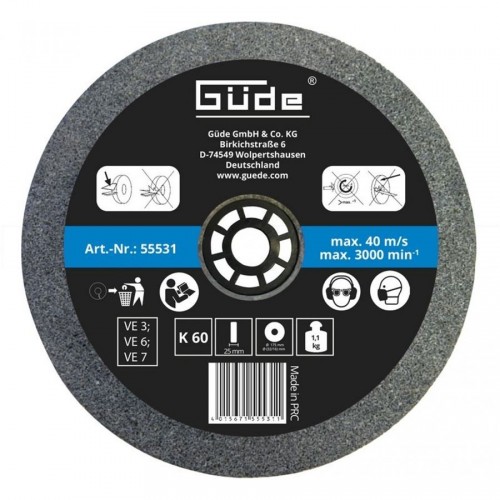 GÜDE Schleifscheibe K 60 175 mm für GDS 175 55531 GÜDE Schleifscheibe K 60 175 mm für GDS 175 55531
