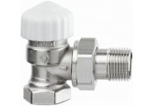 HEIMEIER CALYPSO-exact,DN10 3/8"Thermostat-Ventilunterteil,Eck,verkürzt,Messing3451-01.000