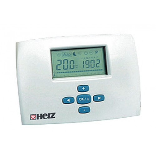 HERZ Digitales Uhrenthermostat, Einstellbereich für Tag- und Nachttemperatur 1779501