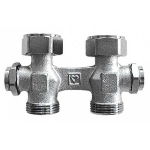 HERZ 3000 Anschlussteil, Durchgangsform, Heizkörperanschluss G 3/4 1346601