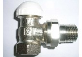 HERZ TS-90 Thermostatventil, Eckform 1/2", M 28x1,5 weiße Blende 1772491
