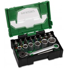 HiKOKI 40030020 Bit-Box 24-teilig mit Ratsche