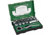 HiKOKI 40030033 Steckschlüsseleinsatz-Set 13-teilig, 1/2"