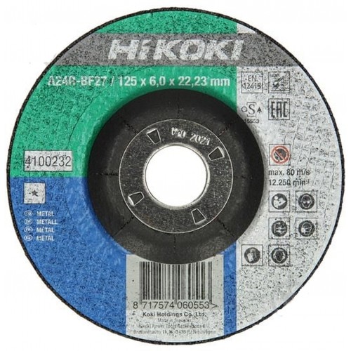 HiKOKI 4100232 Schleifscheibe für Metall 125x22,2x6mm