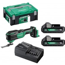 HiKOKI CV18DAWRZ Multitool 18V 2.0Ah Li-Ion im Systemkoffer II