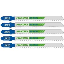 HiKOKI 750012 HSS-Sägeblätter für Stichsägen 100,4/75x7,5x1mm, 5 Stück