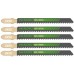 HiKOKI 750021 HCS Sägeband für Stichsäge, Holz, 100,4/75x9,5x1,25 mm, 5 Stück