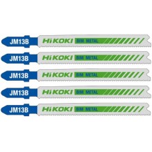 HiKOKI 750091 BIM Sägeblatt für Metall für Stichsäge, 91,5/68x9,7x0,9 mm, 5 Stück