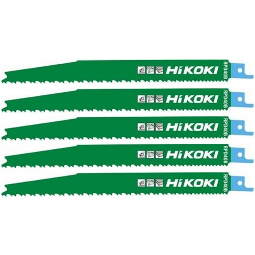 HiKOKI RPD40B Säbelsägeblätter 200/178,5x19x1,25mm (5 Stck) 752024