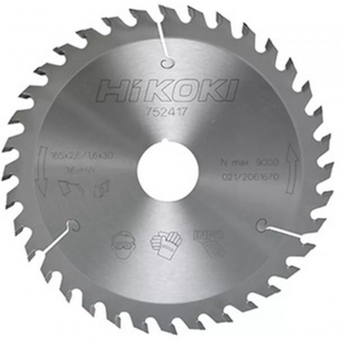 HiKOKI 752417 Kreissägeblatt für Holz 165x20/30x1, 6mm, 36 Zähne