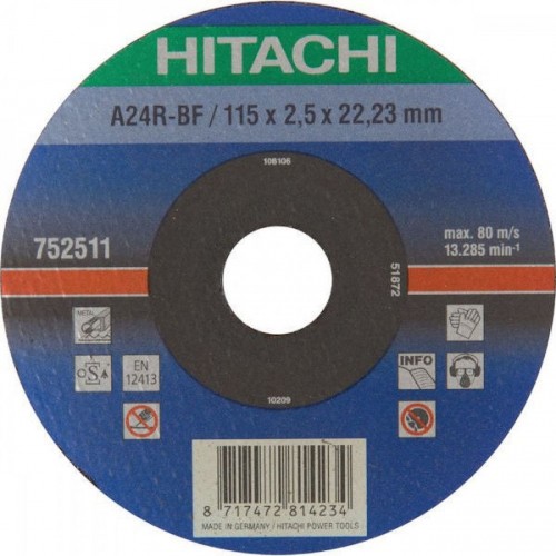 HiKOKI 752511 Trennscheibe 115x22,23x2,5mm