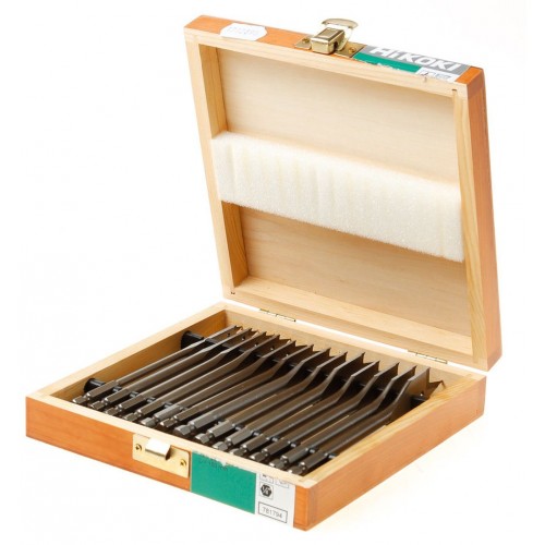 HiKOKI 781794 Holz-Flachbohrer-Set, 13-teilig