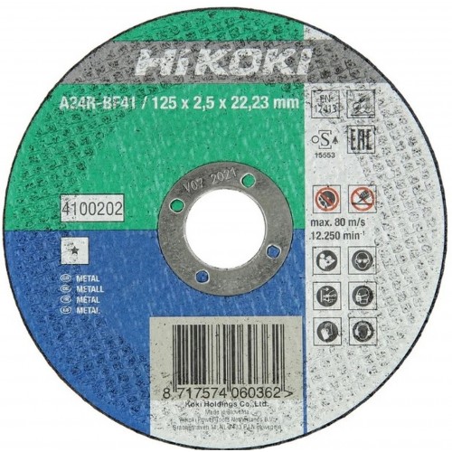 HiKOKI 4100202 Trennscheibe für Metall 125x22,23x2,5mm