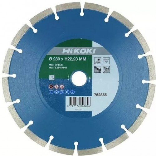 HiKOKI 752852 Diamant-Segmenttrennscheibe 125x22,2x10mm