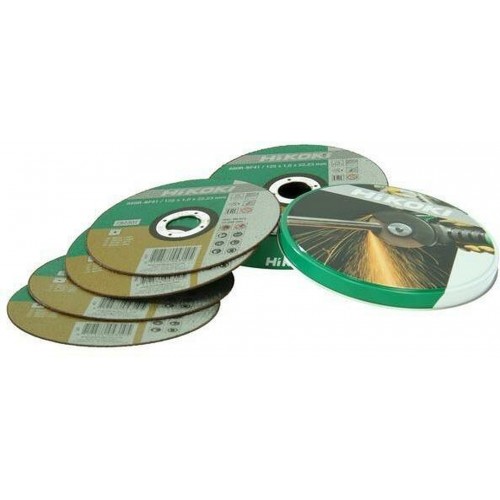 HiKOKI 782308 Trennscheibe für Edelstahl/Metall 115mm, 10 Stück