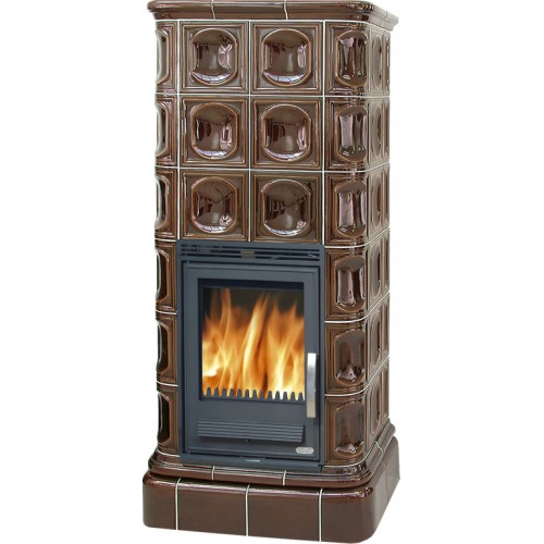 ABX Warmwasser-Kachelofen KALEDONIE L 3009, braun