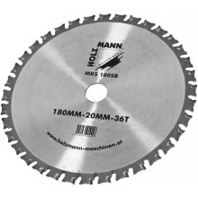 Holzmann Sägeblatt TCT 180x1,9/1,6x20xZ36 MKS180SB