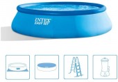 INTEX Easy Set Pool Schwimmbecken 457 x 122 cm mit kartuschenfilteranlage 26168NP