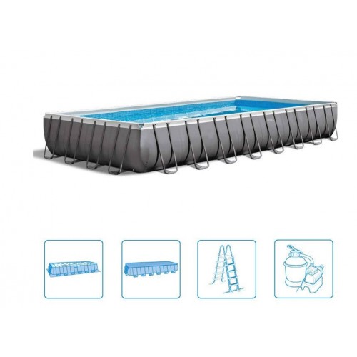 INTEX Ultra Frame Pool 975 x 488 x 132 cm (set) 26372GN