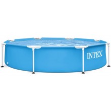 INTEX Metal Frame Pool O 244 x 51 cm ohne weiteres Zubehör, 28205NP