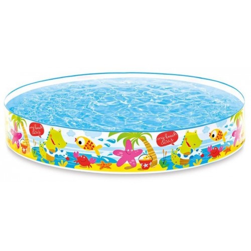 INTEX Quick Snap-Pool Kinderbecken Unter den Palmen 152 x 25 cm 56451NP