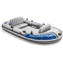 B-WARE INTEX 68324 Schlauchboot Excursion 4 Ruderboot Angelboot + Pumpe Paddel