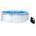 Steinbach Stahlwandpool Set Nuovo de Luxe II 360 x 120 cm, 012140 + Sandfilteranlage