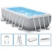 INTEX PRISM FRAME RECTANGULAR PREMIUM POOLS Swimmingpool-Set 488 x 244 x 107 cm 26792GN