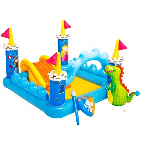 INTEX Hüpfburg Spielcenter Fantasy Castle 57138NP