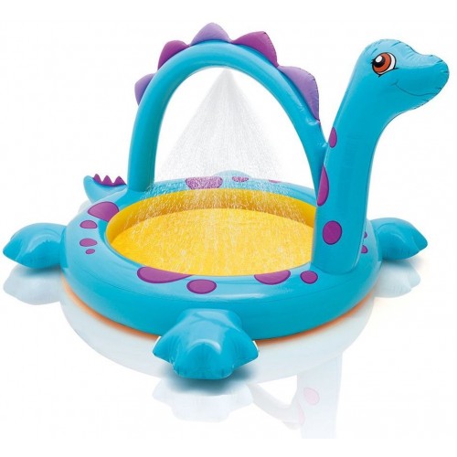 INTEX Dino Spray Pool Baby-Pool 229 x 165 x 117cm 57437 INTEX Dino Spray Pool Baby-Pool 229 x 165 x 117cm 57437