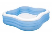 INTEX Beach Wave Swim Center Pool Schwimmbecken 229 x 229 x 56 cm 57495NP