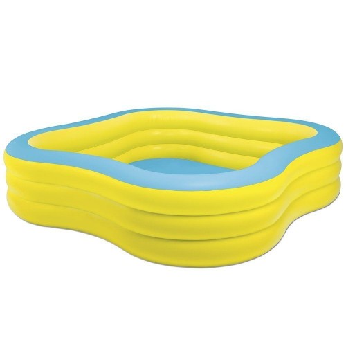 INTEX Beach Wave Swim Center Pool Schwimmbecken 229 x 229 x 56 cm 57495NP/SM