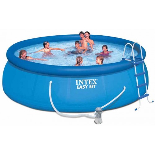 INTEX Easy Set Pools 457 x 122 cm, 28168 + Kartuschenfilteranlage